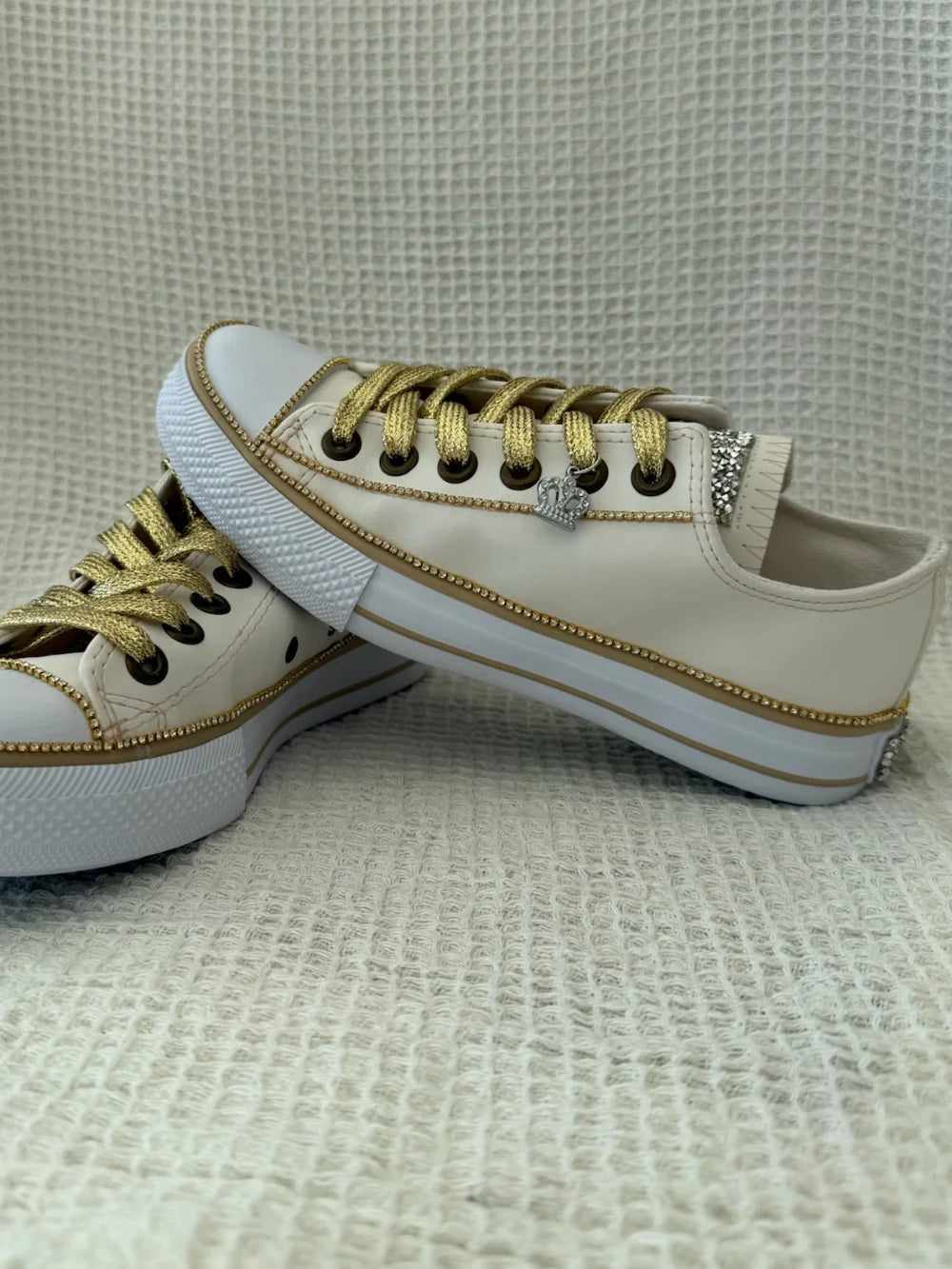 Zapatillas Brillo Imperial Oro