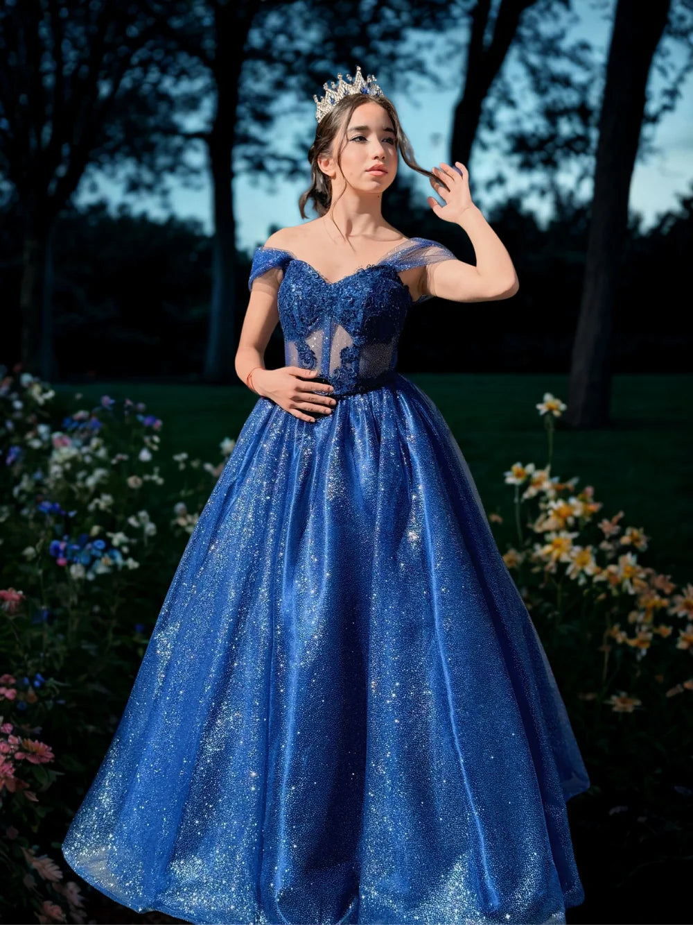 Corona Cristal Imperial – Azul Zafiro