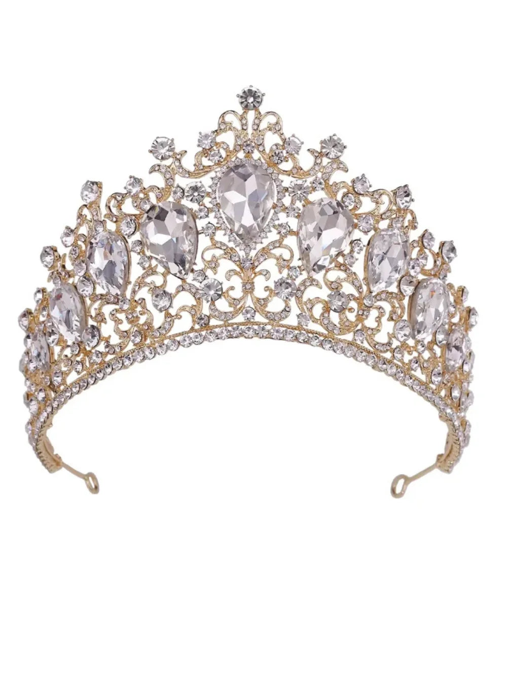 Corona Emperatriz de Cristal Dorada