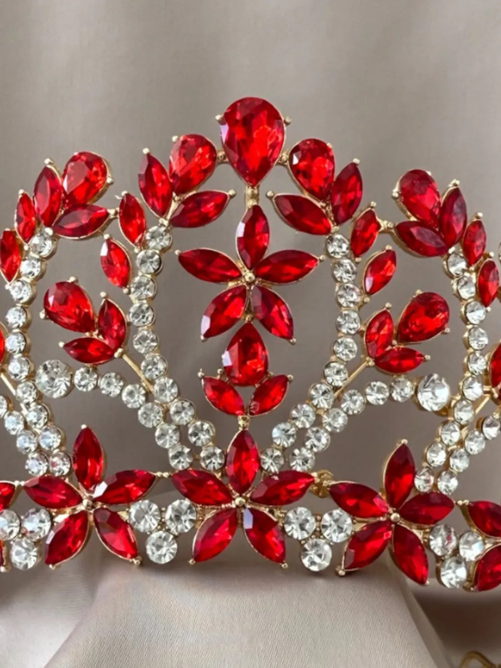 Corona Jardin Real - Rojo rubí