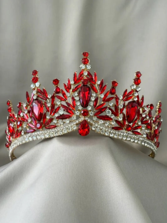 Corona Trono Celestial – Rojo Rubí