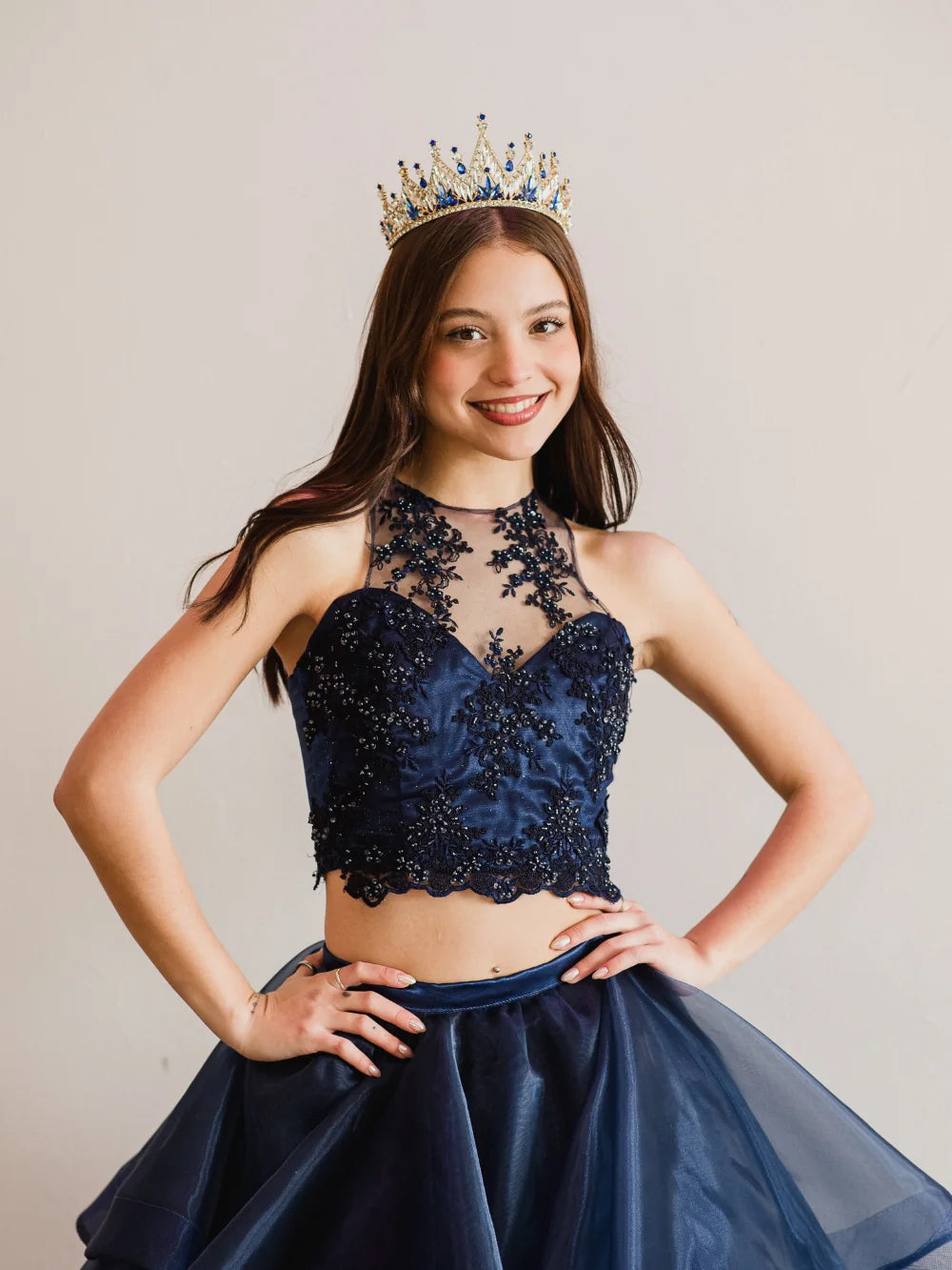 Corona Cristal Imperial – Azul Zafiro