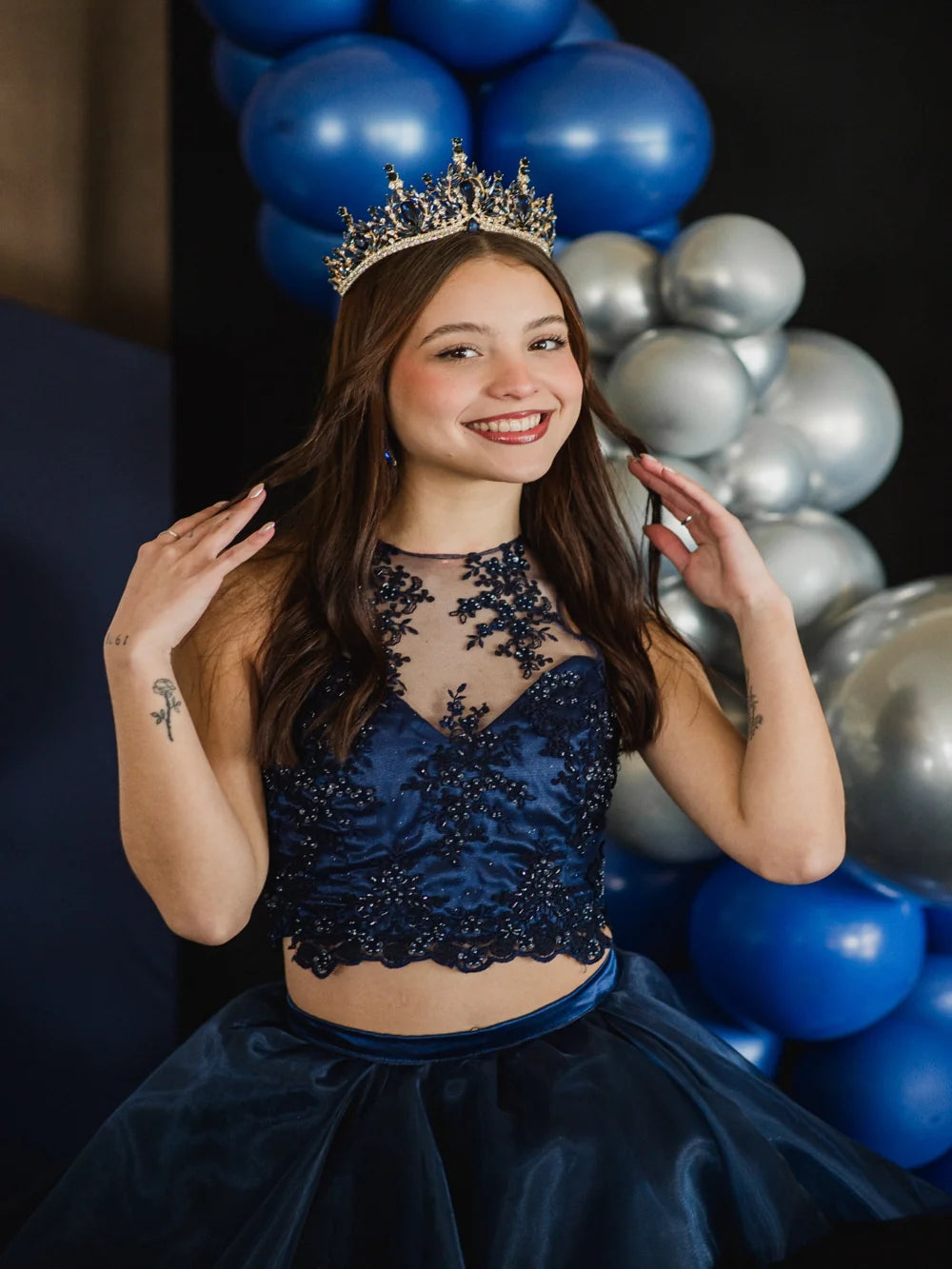 Corona Cristal Imperial – Azul Zafiro