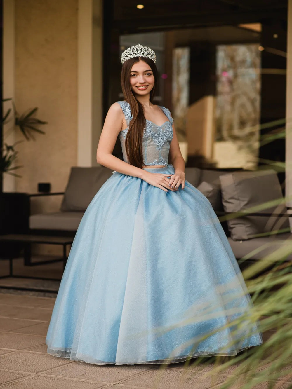 Corona Jardín Real – Cristal