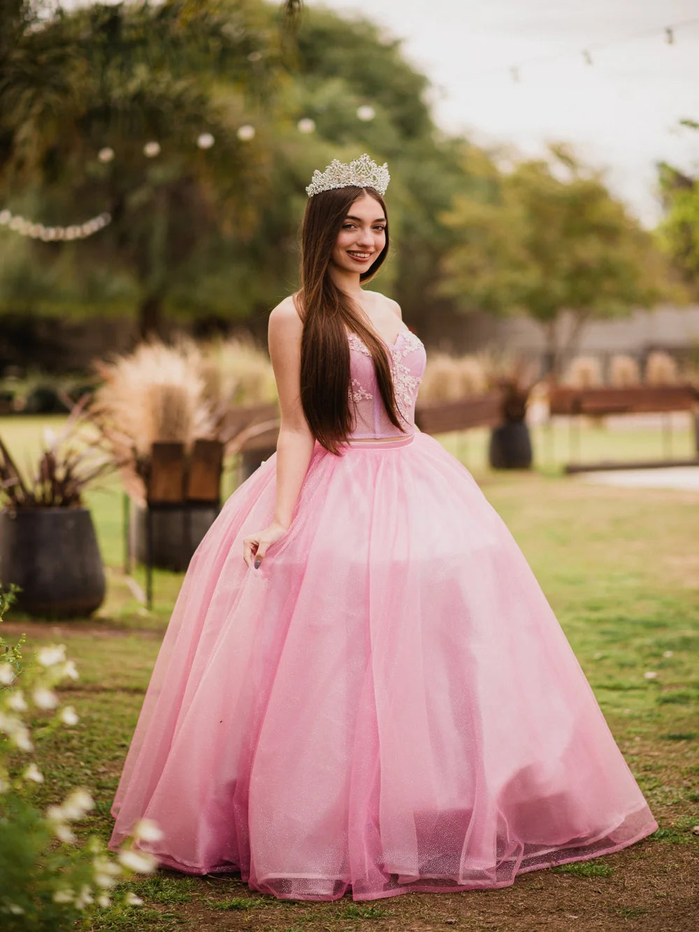 Corona Renacimiento – Cristal Plateado