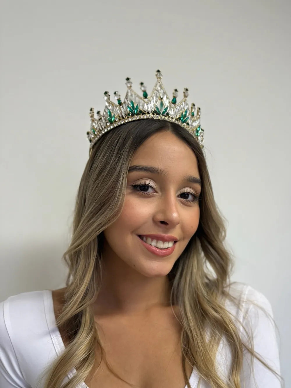 Corona Cristal Imperial – Esmeralda