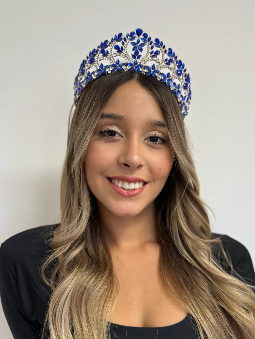 Corona Jardín Real – Azul Profundo