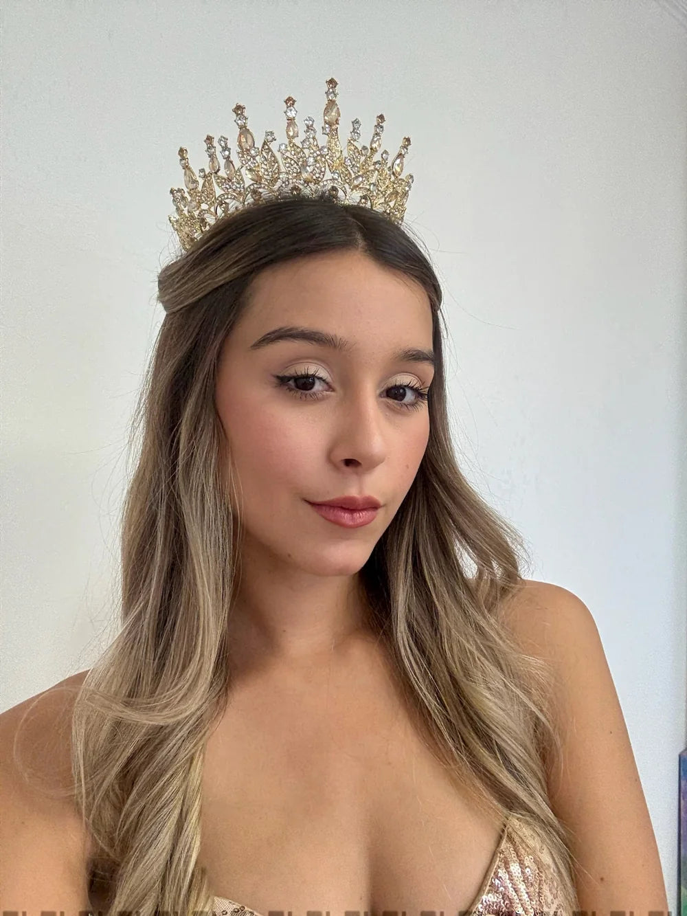 Corona Llama Real – Oro