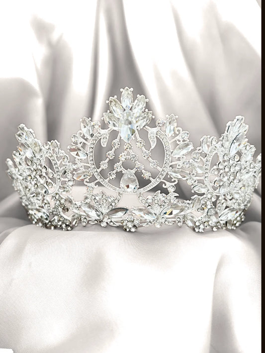 Corona Renacimiento – Cristal Plateado