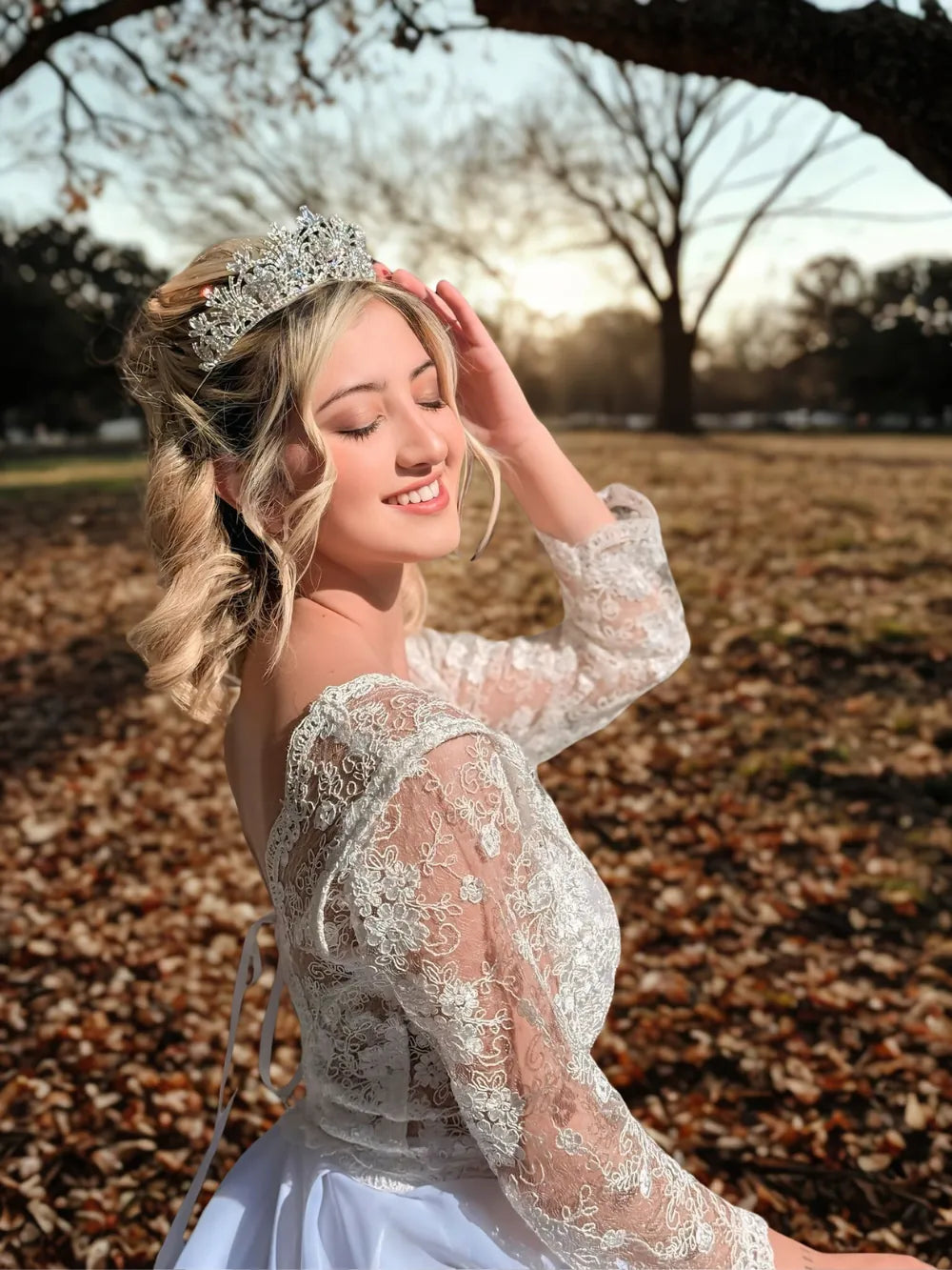 Tiara Aura Real - Cristal