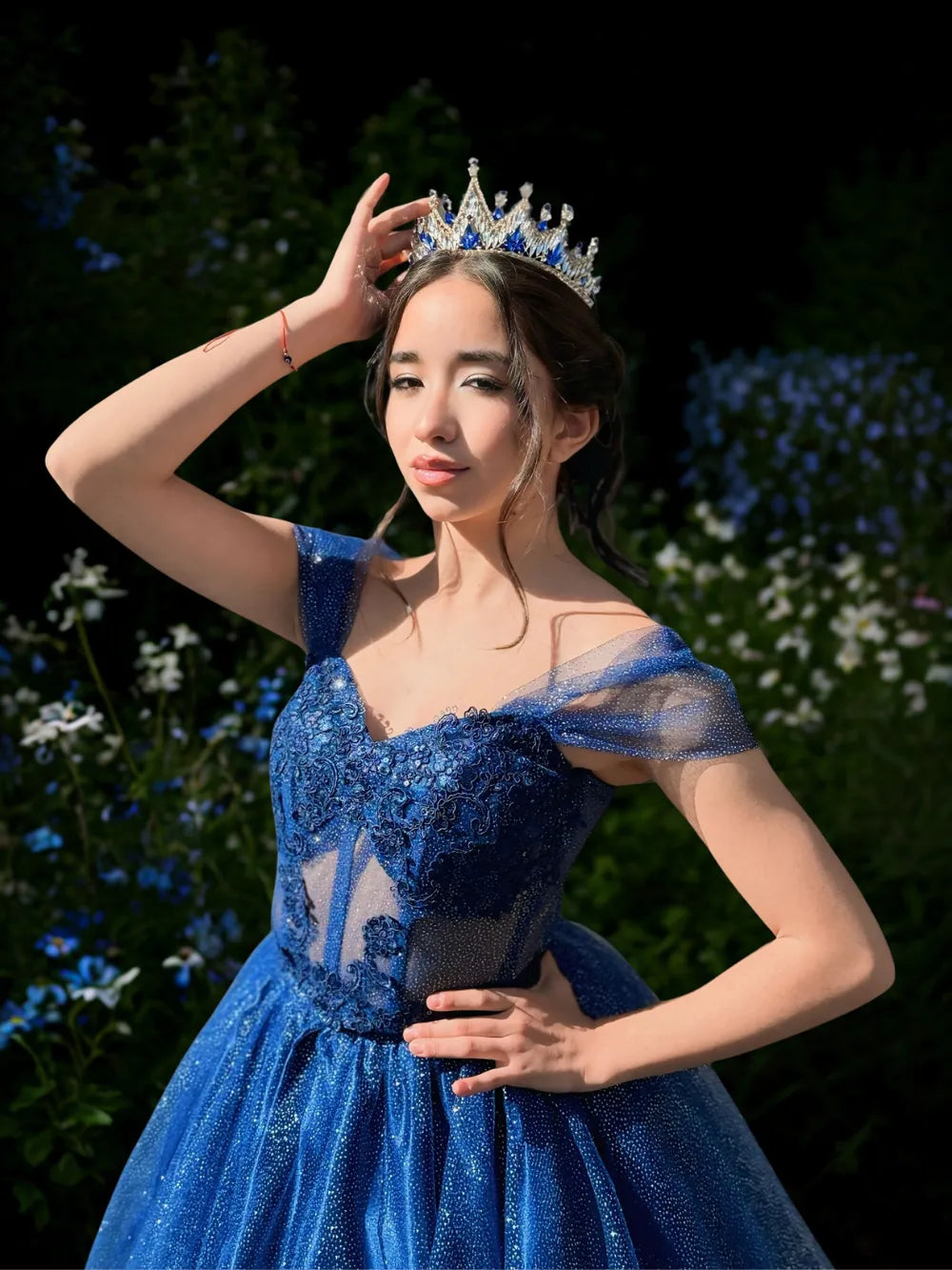 Corona Cristal Imperial – Azul Zafiro
