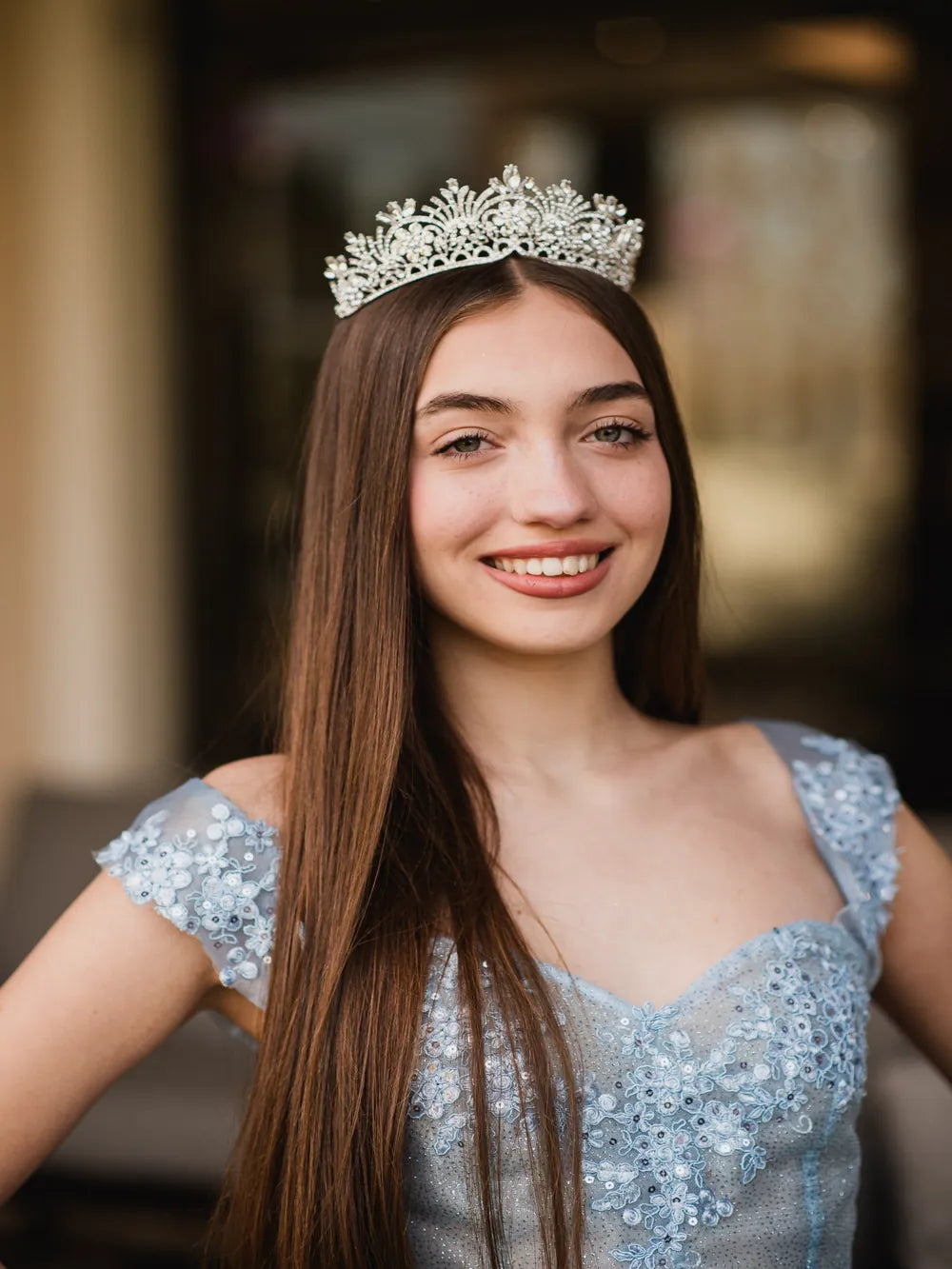 Tiara Aura Real - Cristal