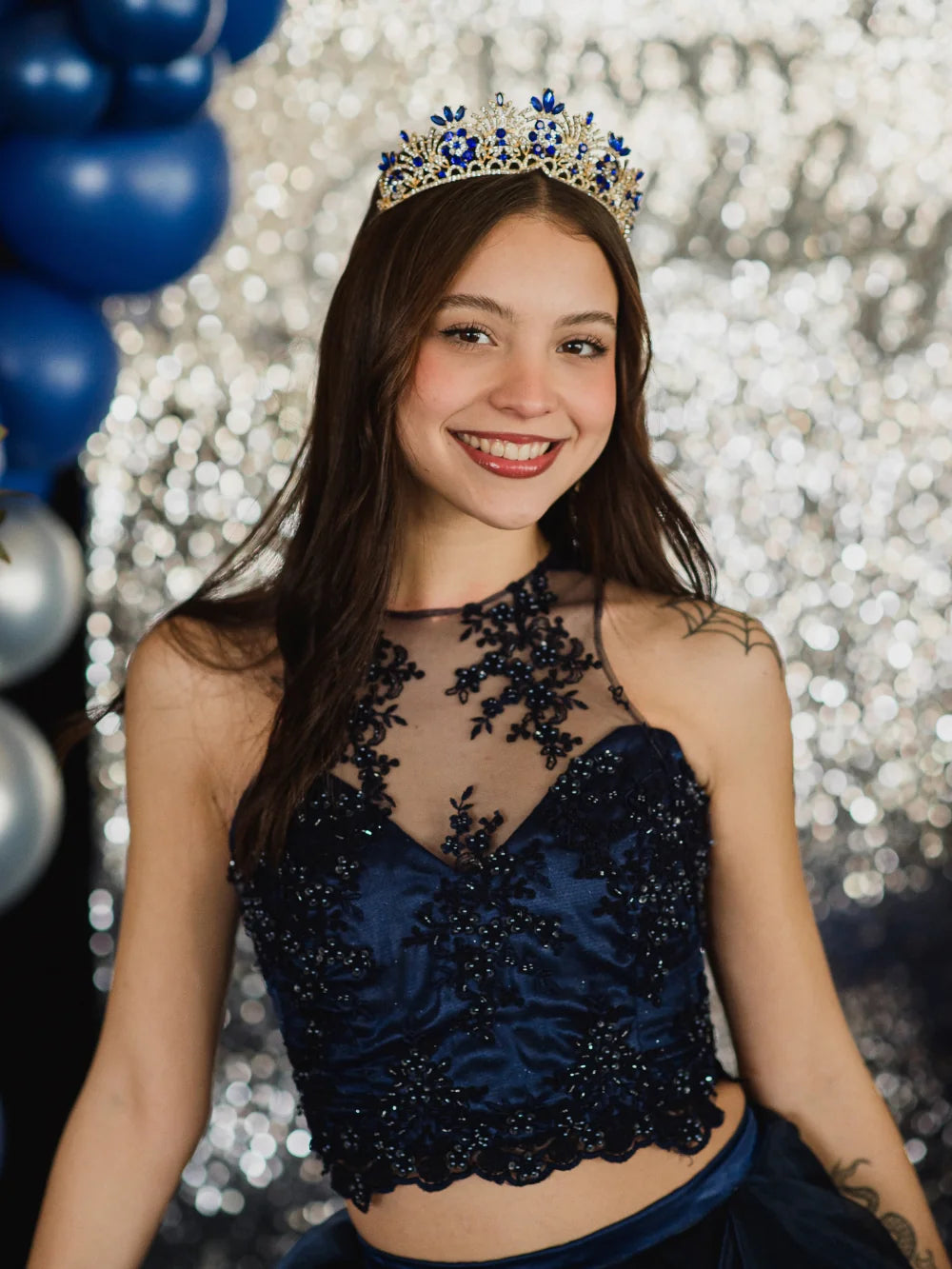 Tiara Aura Real - Azul