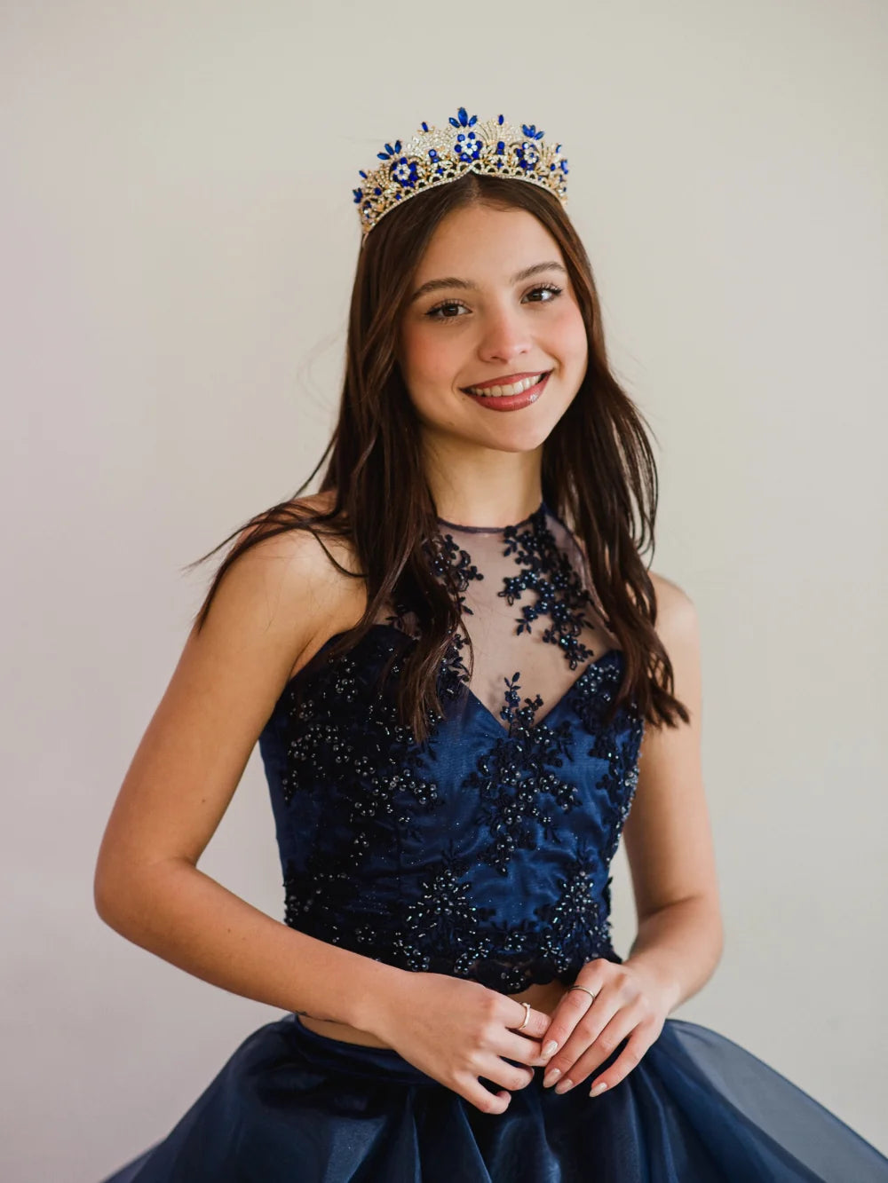 Tiara Aura Real - Azul