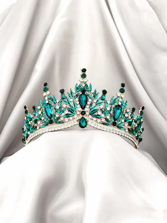 Corona Trono Celestial – Verde Esmeralda