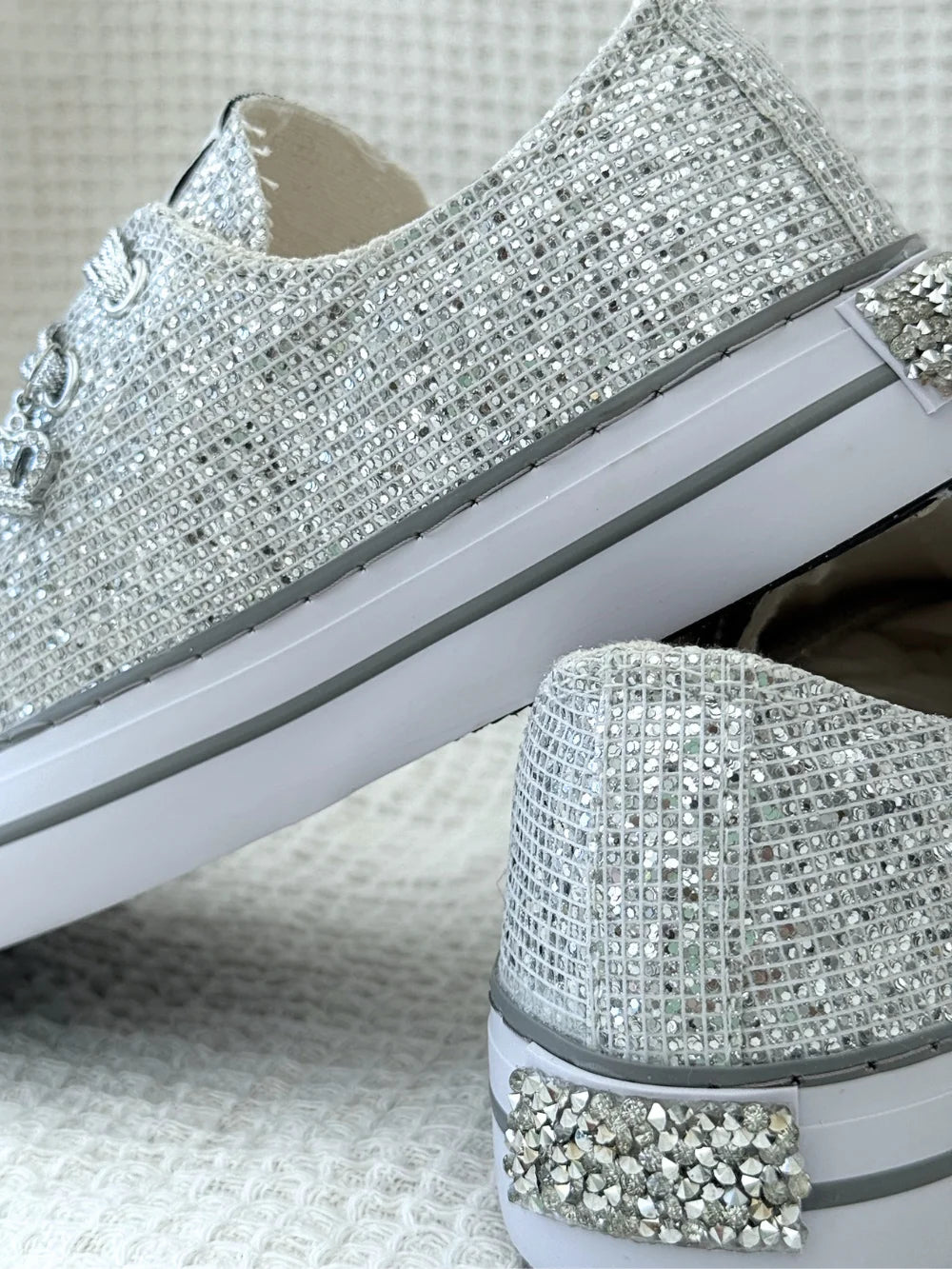 Zapatillas Brillo Imperial Plata