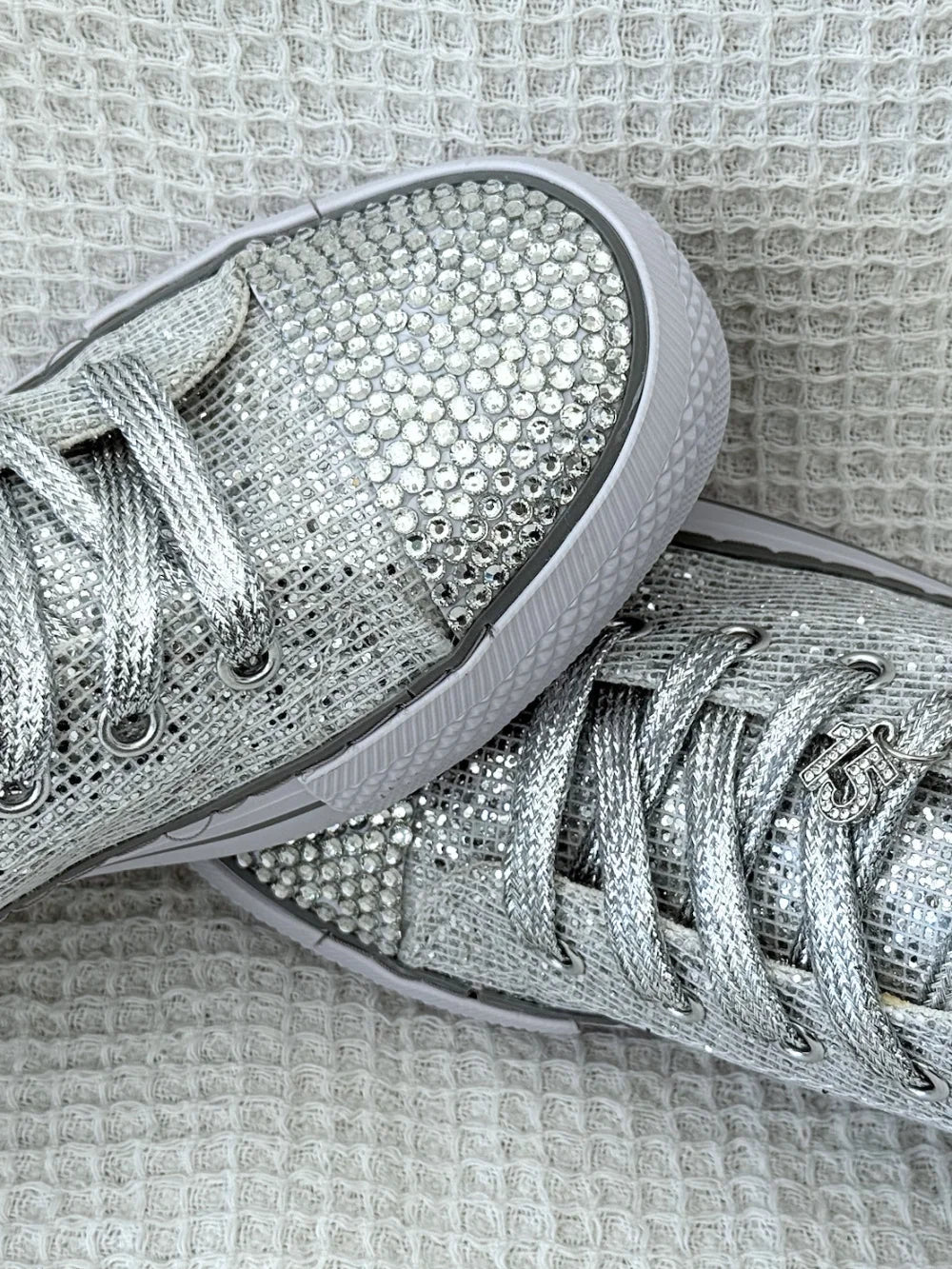 Zapatillas Brillo Imperial Plata