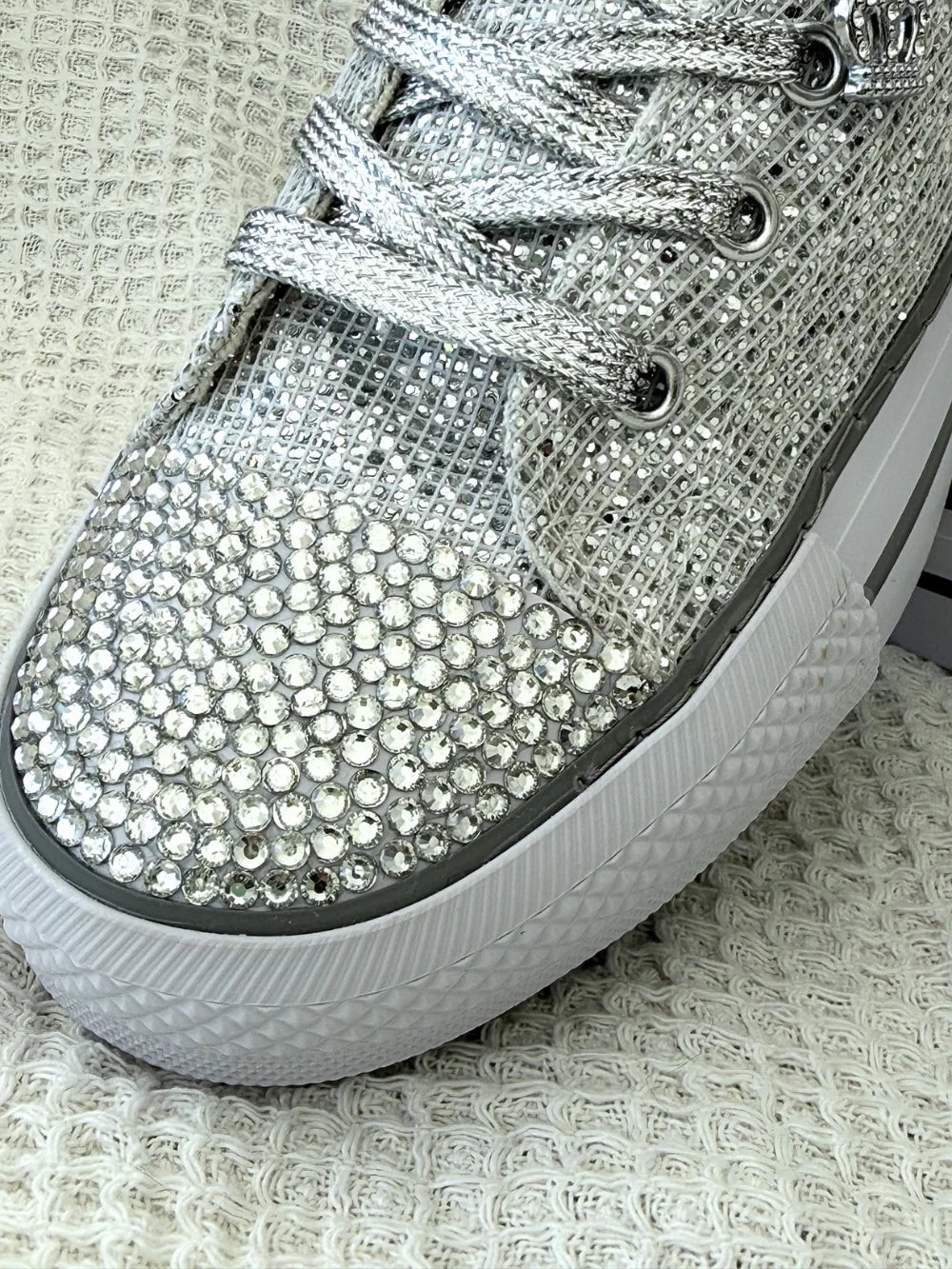 Zapatillas Brillo Imperial Plata