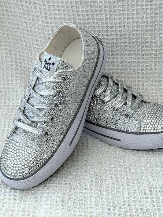 Zapatillas Brillo Imperial Plata