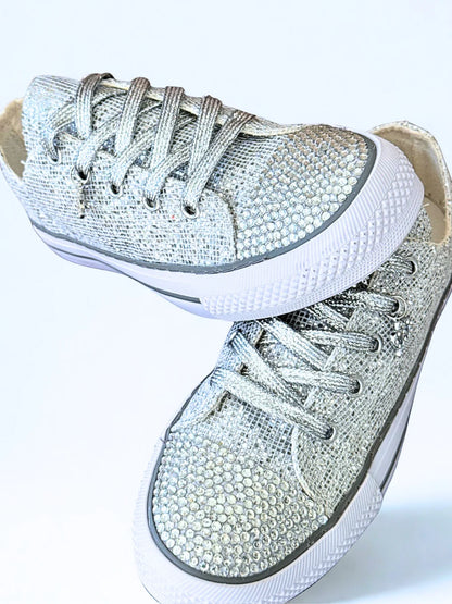 Zapatillas Brillo Imperial Plata