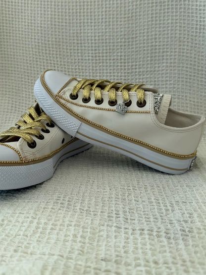 Zapatillas Brillo Imperial Oro