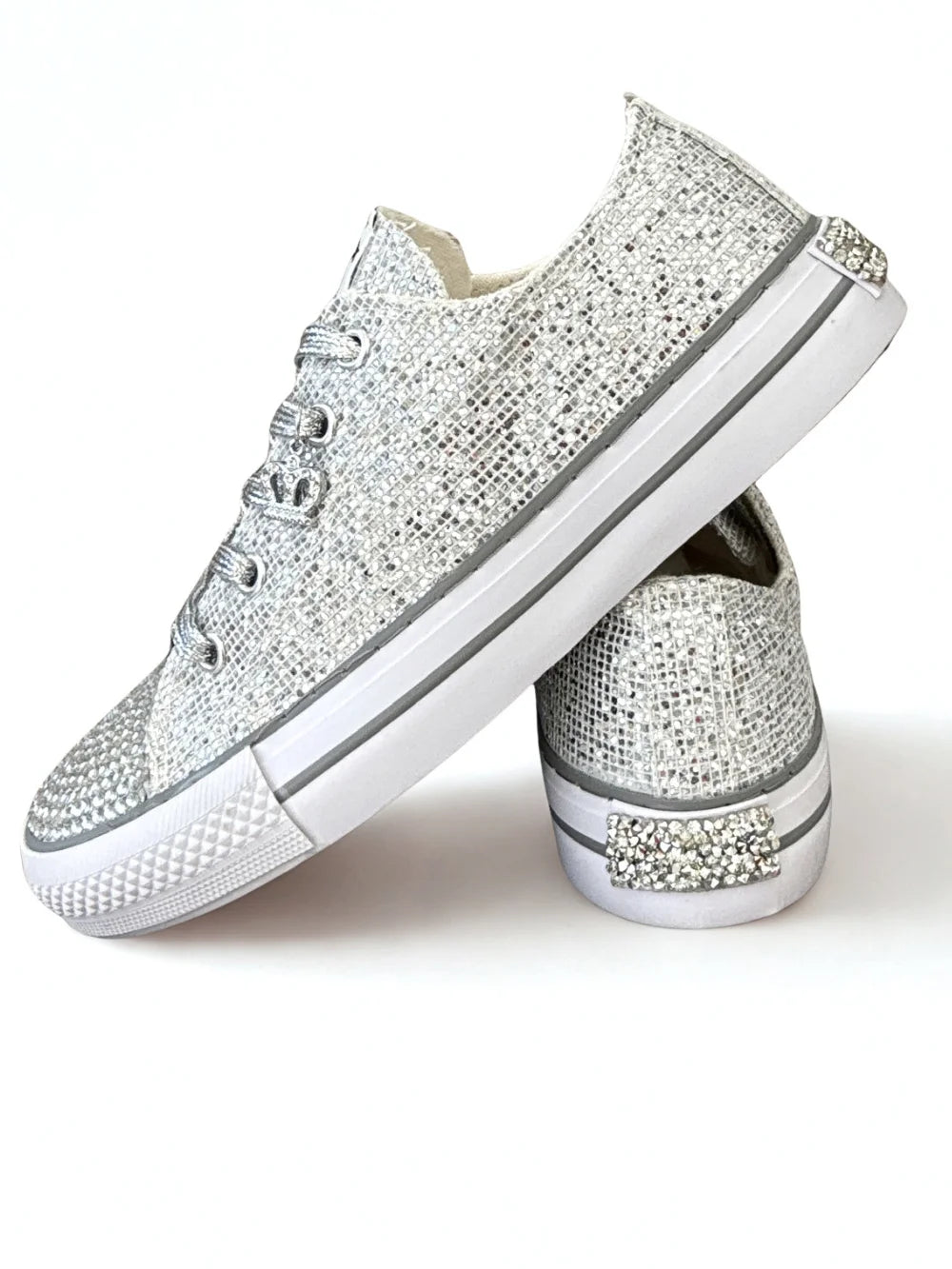 Zapatillas Brillo Imperial Plata