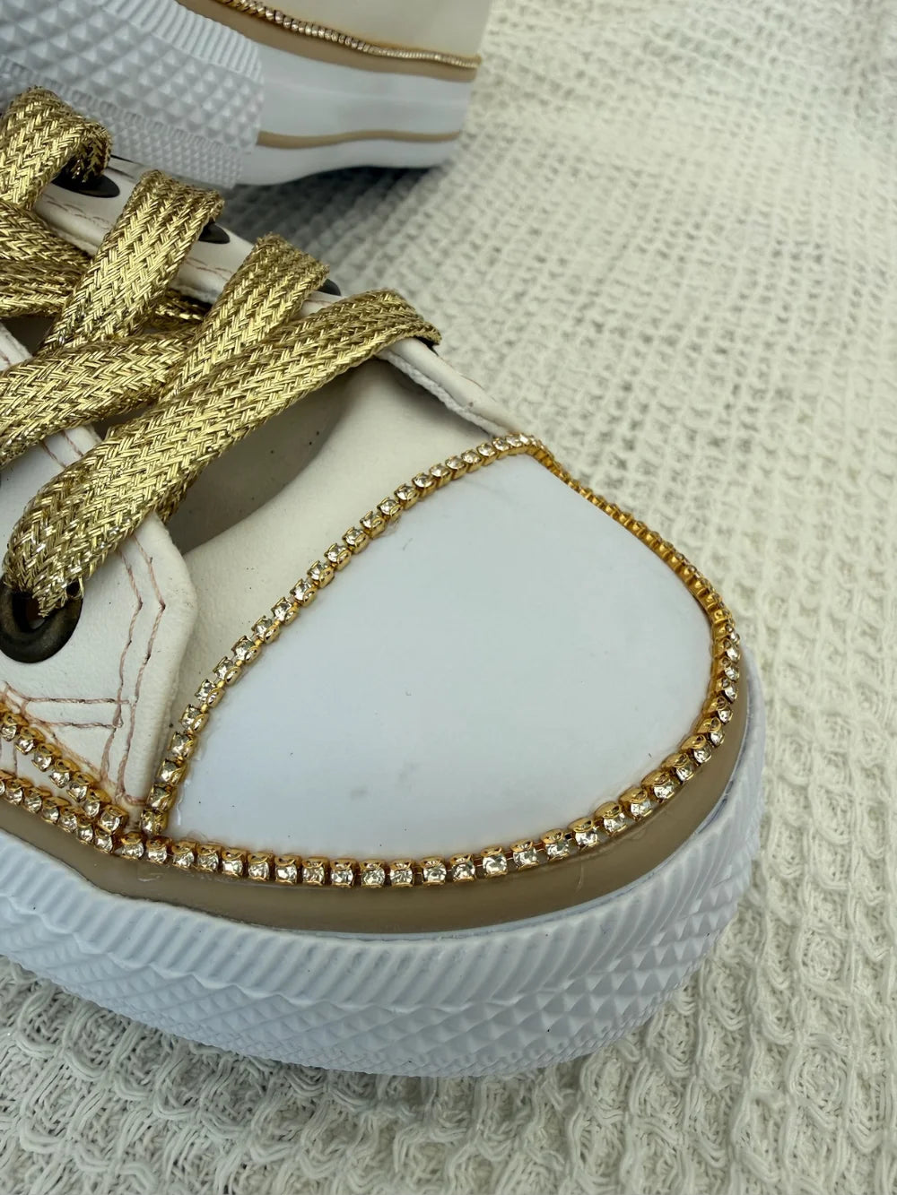 Zapatillas Brillo Imperial Oro