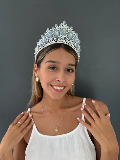 Corona Emperatriz de Cristal Celeste