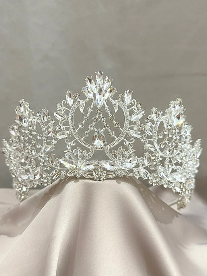 Corona Renacimiento – Cristal Plateado