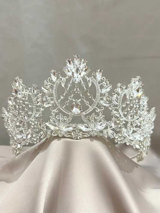 Corona Renacimiento – Cristal Plateado