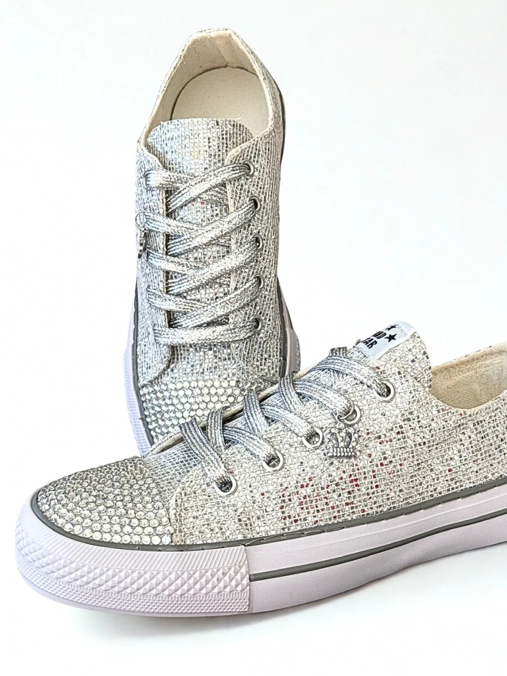 Zapatillas Brillo Imperial Plata