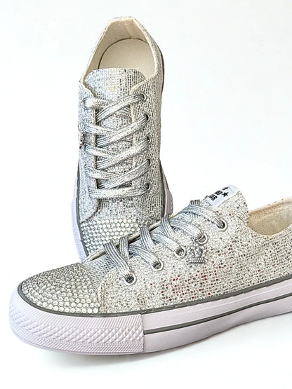 Zapatillas Brillo Imperial Plata