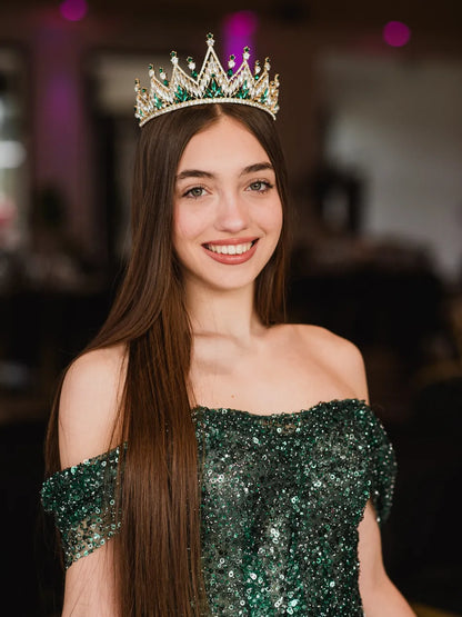 Corona Cristal Imperial – Esmeralda