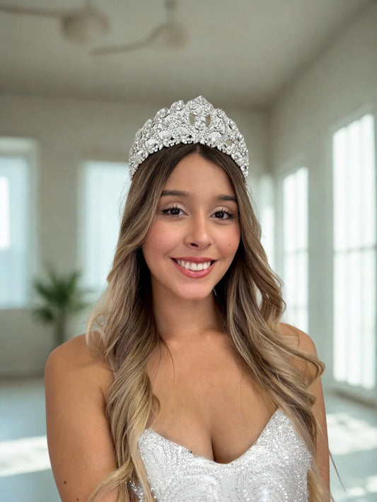 Corona Jardín Real – Cristal