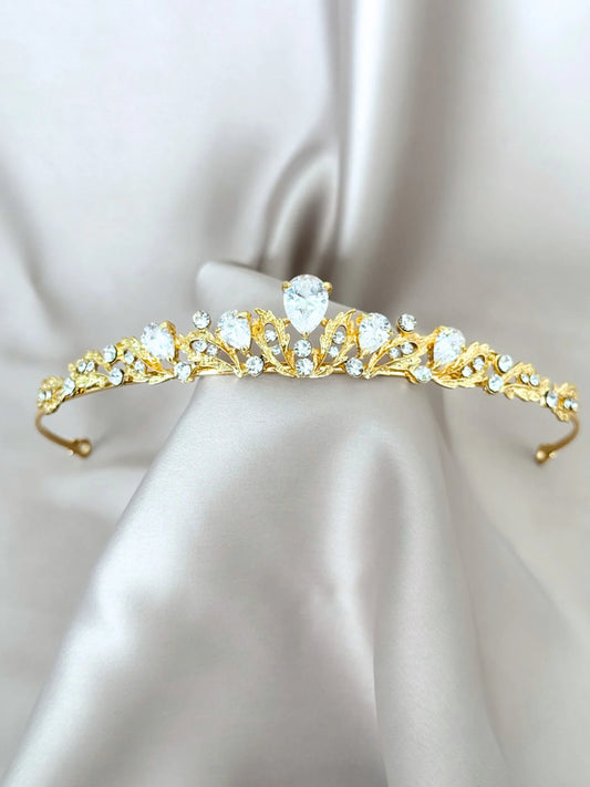 Tiara Destello Real – Dorada
