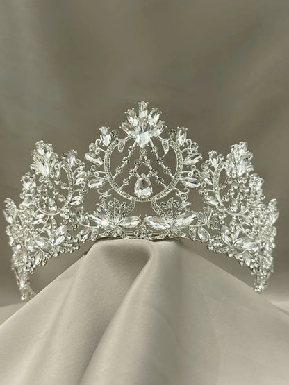 Corona Renacimiento – Cristal Plateado