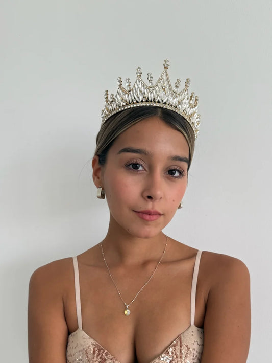 Corona Cristal Imperial Oro