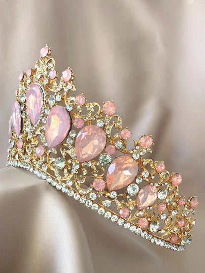 Corona Emperatriz de Cristal Rosa