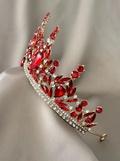 Corona Trono Celestial – Rojo Rubí
