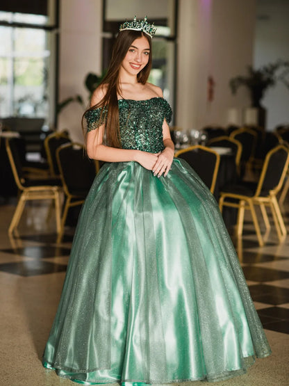 Corona Trono Celestial – Verde Esmeralda