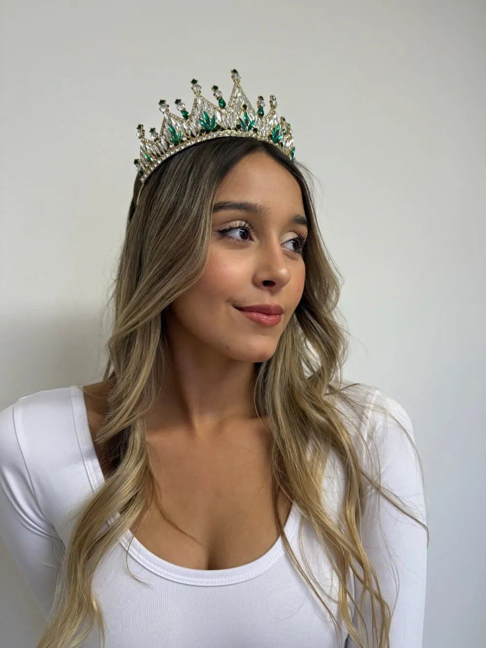 Corona Cristal Imperial – Esmeralda