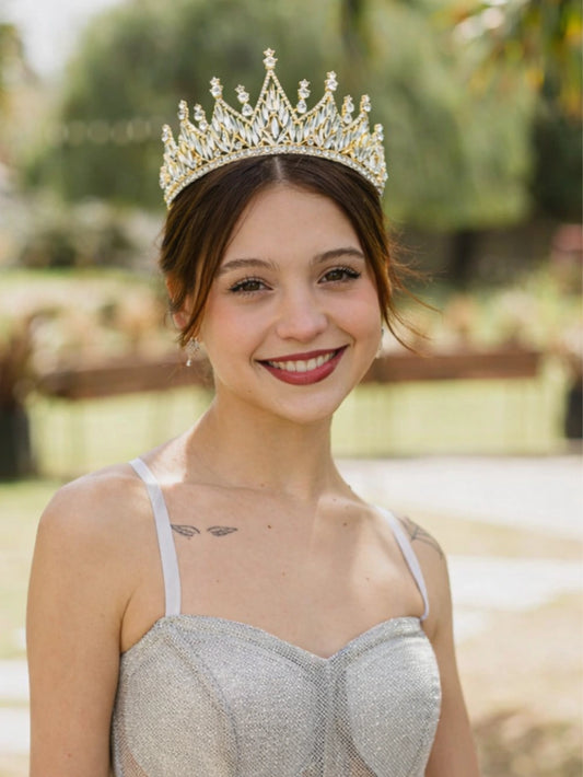 Corona Cristal Imperial Oro