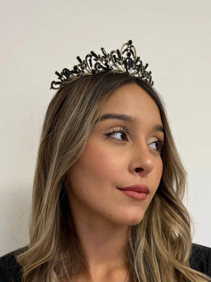 Tiara Encanto Nocturno – Ónix Bronze