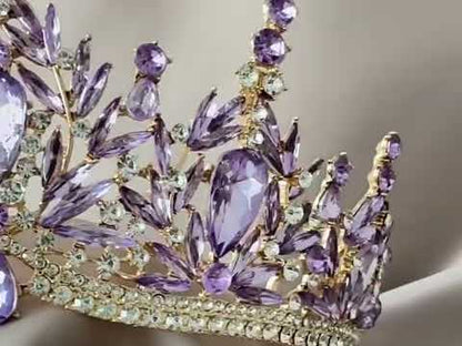 Corona Trono Celestial – Lila Boreal