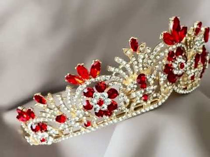 Tiara Aura Real – Rubí