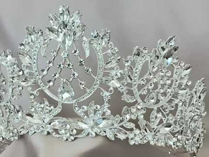 Corona Renacimiento – Cristal Plateado