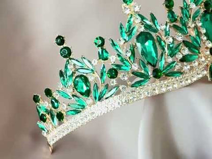 Corona Trono Celestial – Verde Esmeralda