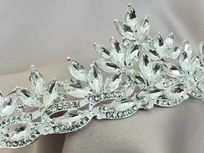Tiara Cristal de Hielo – Plateada
