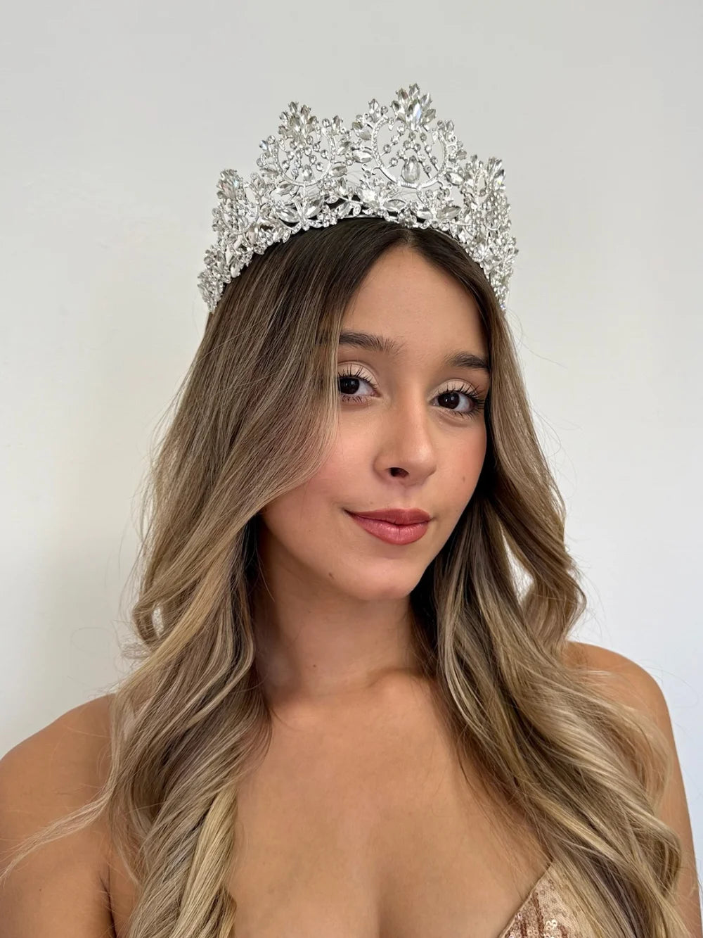 Corona Renacimiento – Cristal Plateado