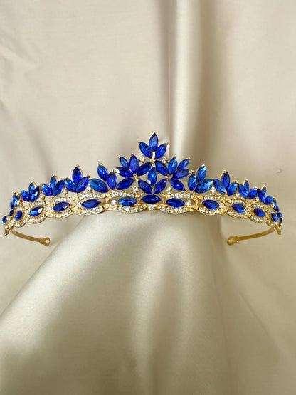 Tiara Cristal de Hielo Azul
